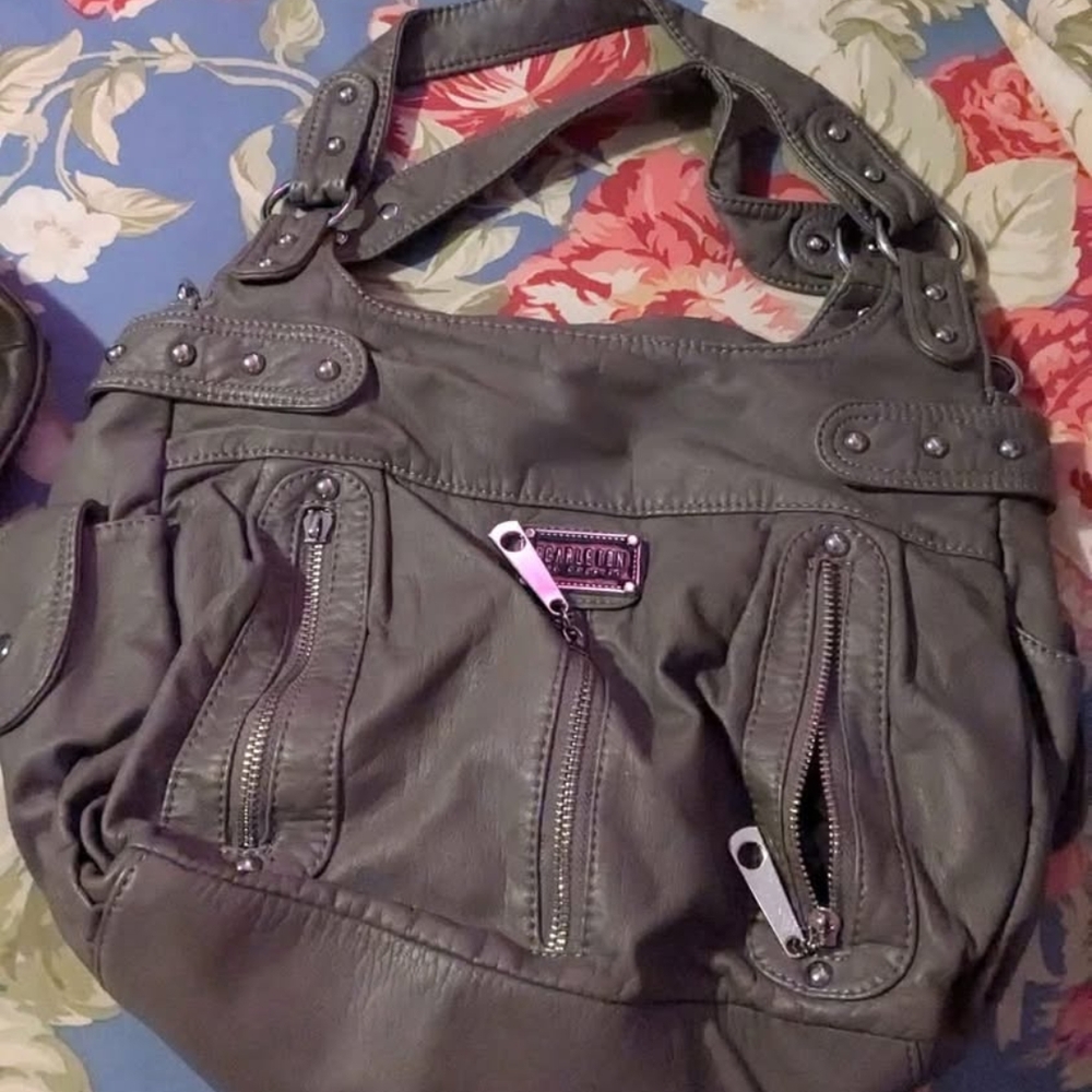 Stylish Gray Handbag